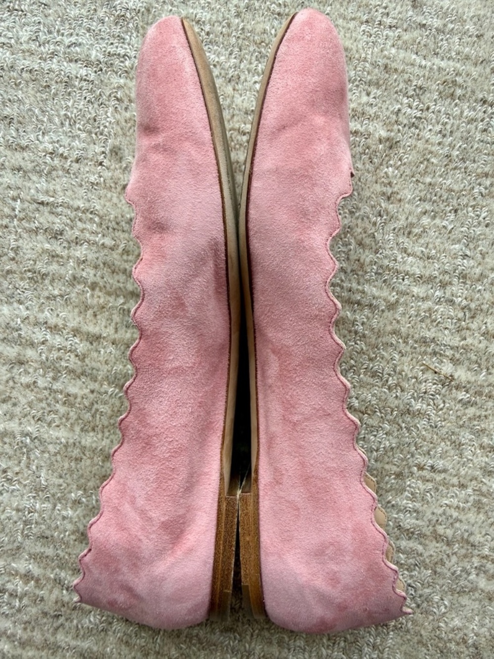 Chloe pink ballerina flats - Size 10 US / 40 IT - Picture 4 of 6